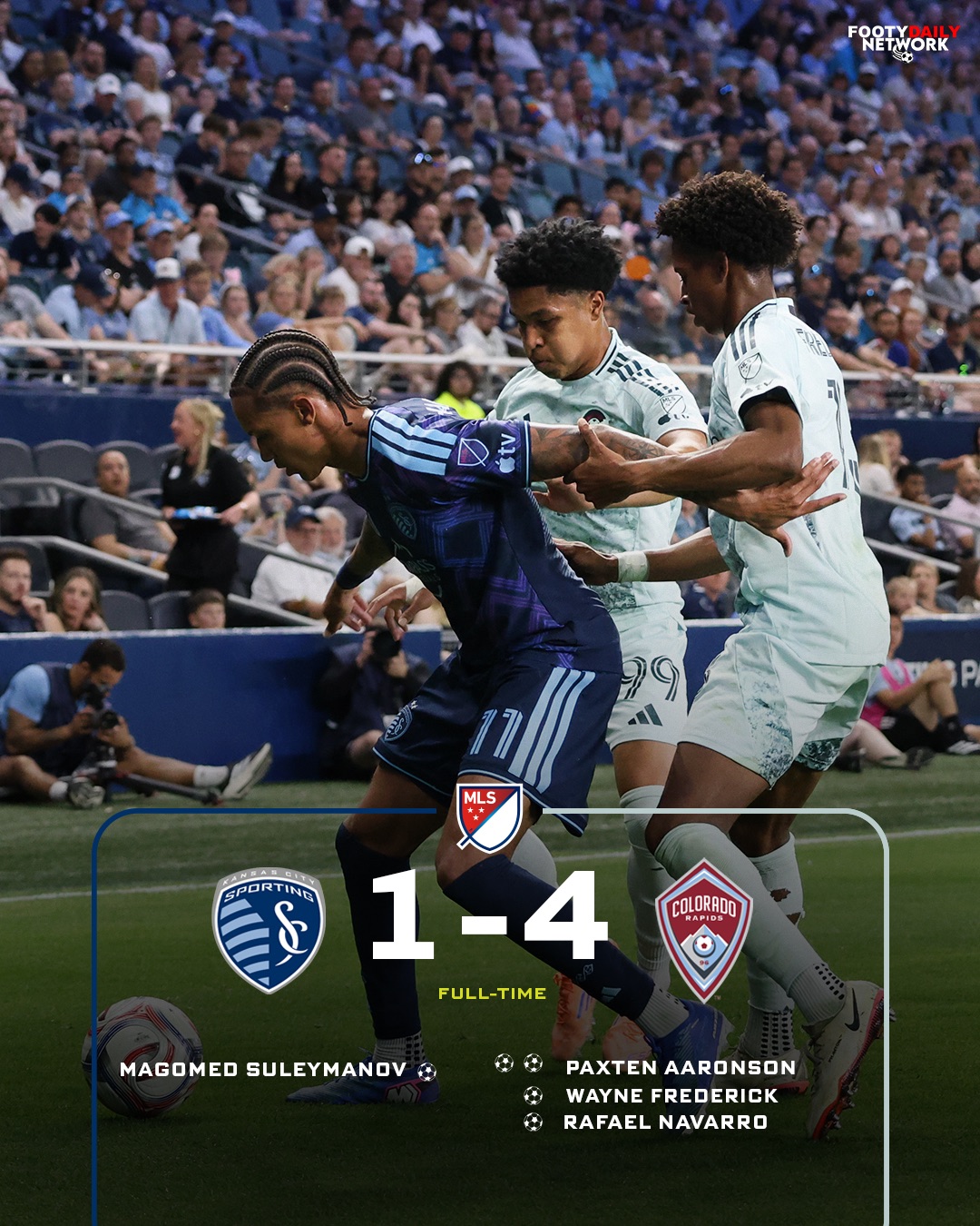 Colorado Rapids Dominate Sporting KC in 4-1 Victory